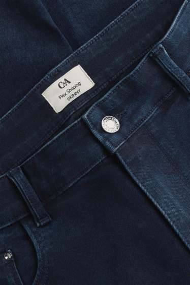 Damen - Skinny Jeans - Mid Waist - Shaping-Jeans - LYCRA® - dunkelblau
