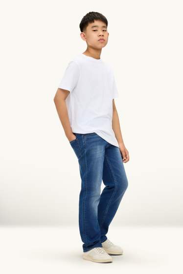Nen - Straight Jeans - texà blau