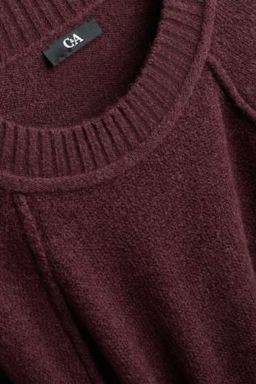 Damen - Pullover - bordeaux