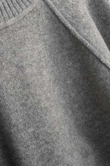 Damen - Pullover - grau-melange