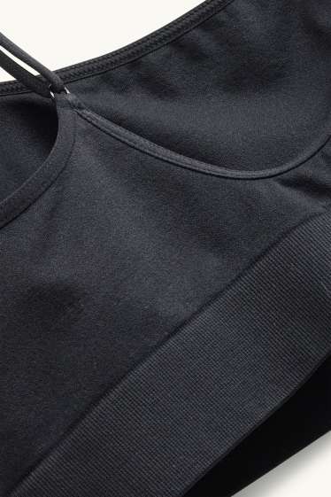 Femmes - Brassière - ampliforme - seamless - noir