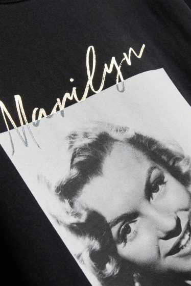 Women - T-shirt - black / white
