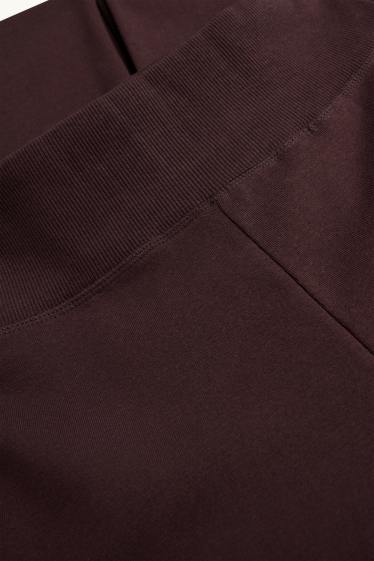 Dames - Flared legging - donkerbruin
