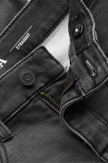 Nen - Straight Jeans - texans tèrmics - texà gris fosc