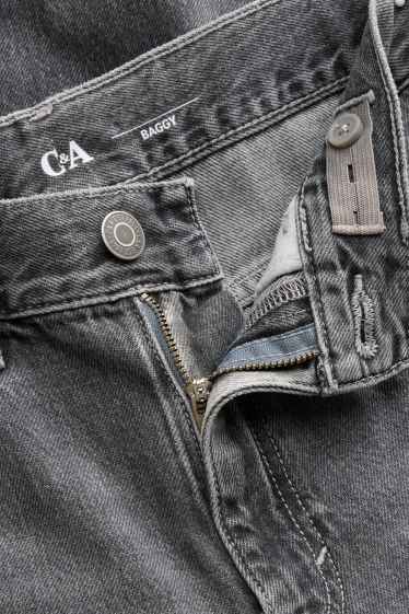 Kinderen: jongens - Baggy jeans - jeansdonkergrijs