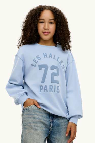 Kinderen: meisjes - Sweatshirt - blauw