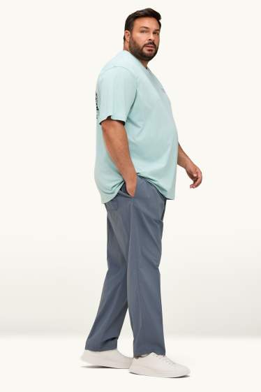 Herren - Hose - Relaxed Fit - grau