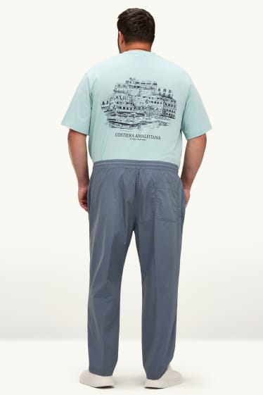 Herren - Hose - Relaxed Fit - grau