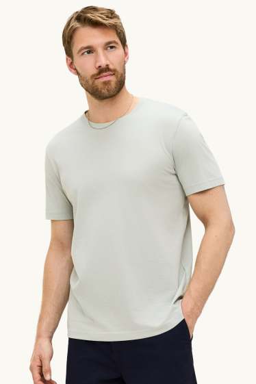 Herren - T-Shirt - Regular Fit - hellgrau