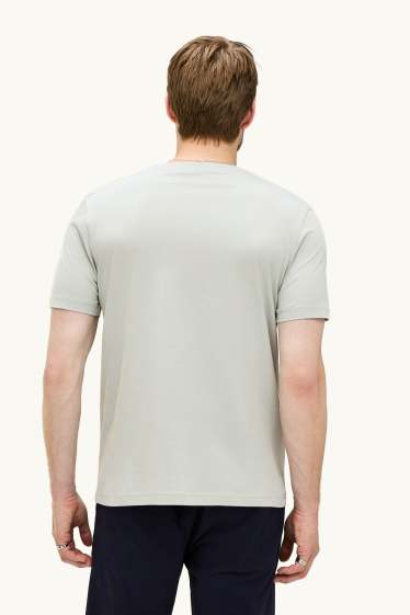 Herren - T-Shirt - Regular Fit - hellgrau