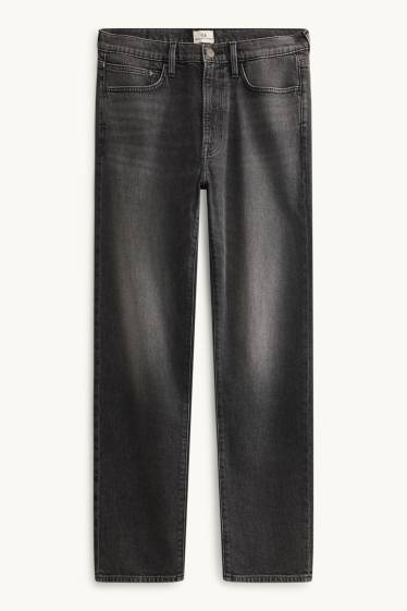 Men - Straight jeans - denim-dark gray