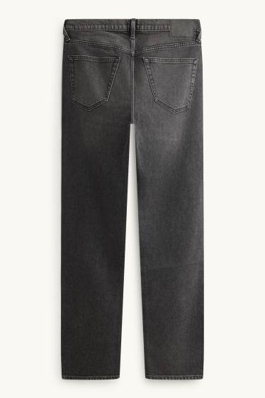 Men - Straight jeans - denim-dark gray