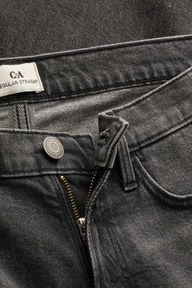 Men - Straight jeans - denim-dark gray
