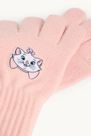 Kinder Mädchen - Aristocats - Handschuhe - hellrosa
