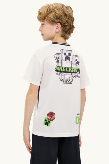 Děti - chlapci - Multipack 2 ks - Minecraft - tričko s krátkým rukávem - bílá/černá