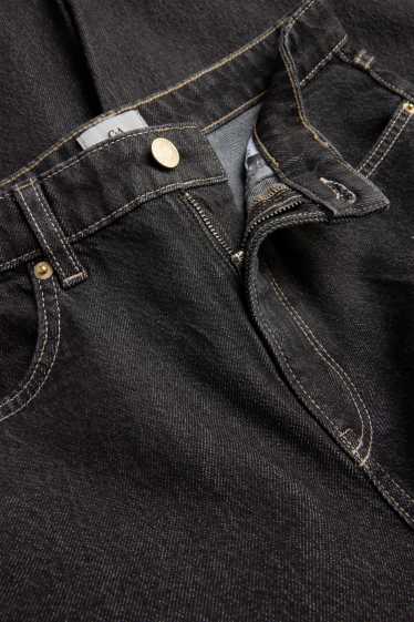 Dámské - Barrel jeans - mid waist - džíny - tmavošedé