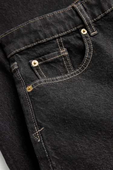 Dámské - Barrel jeans - mid waist - džíny - tmavošedé