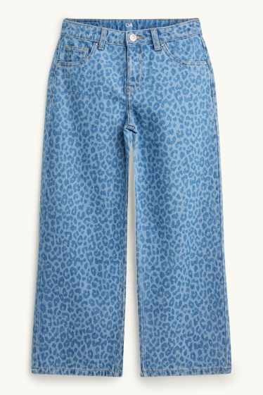 Bambini - Jeans a gamba larga - fantasia - jeans blu