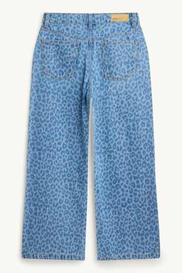 Bambini - Jeans a gamba larga - fantasia - jeans blu