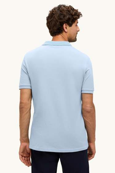 Uomo - Polo - regular fit - azzurro
