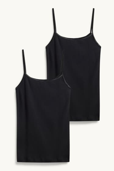 Women - Multipack of 2 - camisole - black