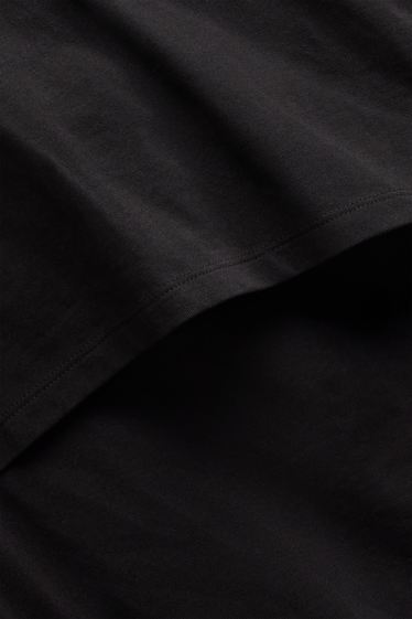 Donna - Maglia a maniche lunghe per allattamento - nero