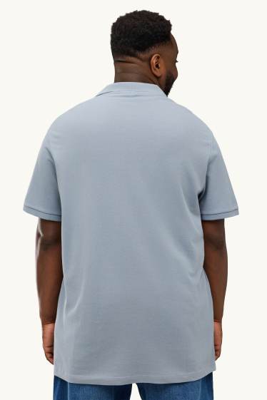 Bărbați - Tricou polo - regular fit - albastru