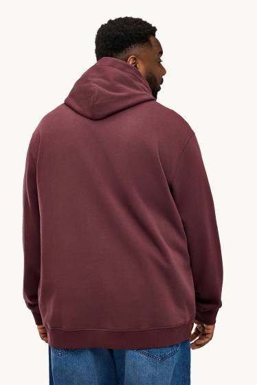 Men - Zip-through hoodie - brown