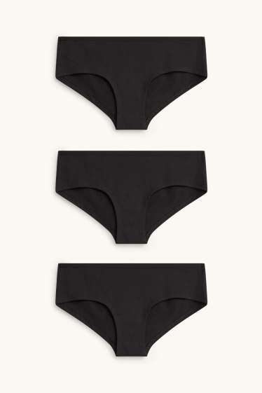 Femmes - Culotte hipster - noir