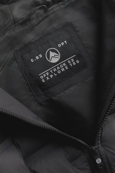 Nen - Jaqueta softshell amb caputxa - resistent a l’aigua - negre