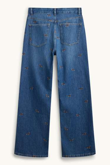 Dona - Relaxed Jeans - mid waist - texà blau