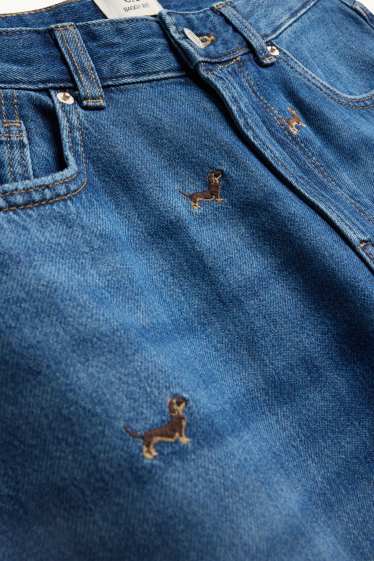 Dona - Relaxed Jeans - mid waist - texà blau