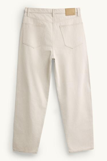Hommes - Barrel jean - blanc crème
