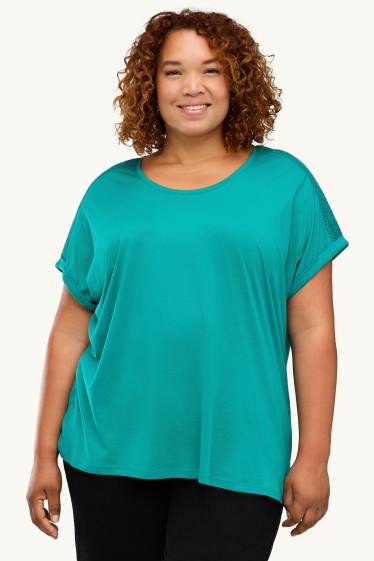 Mujer - Camiseta - turquesa