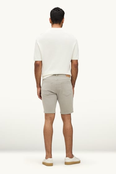 Herren - Jeans-Shorts - Flex - jeansgrün