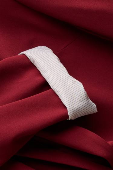 Damen - Longblazer - Regular Fit - rot