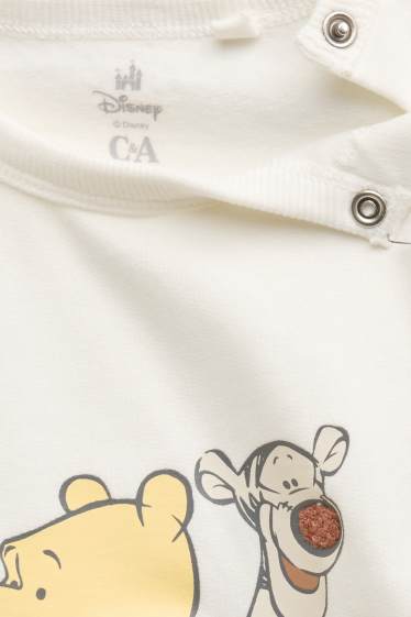 Baby: jongens - Winnie de Poeh - babysweatshirt - crème wit