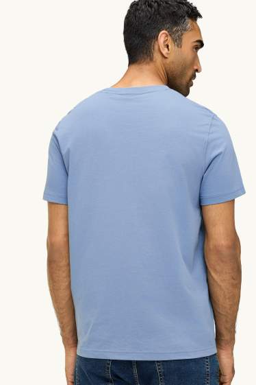 Bărbați - Tricou - regular fit - albastru deschis