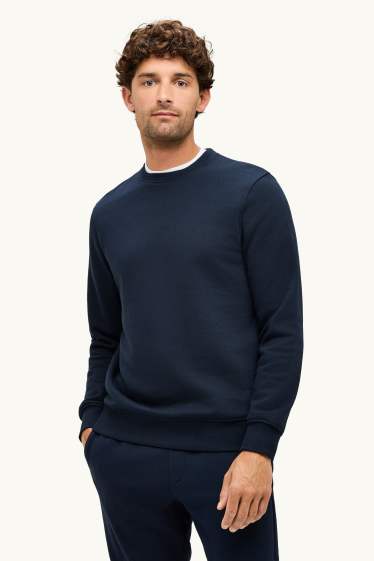 Hommes - Sweat - bleu foncé