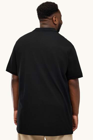Hommes - Polo - regular fit - noir