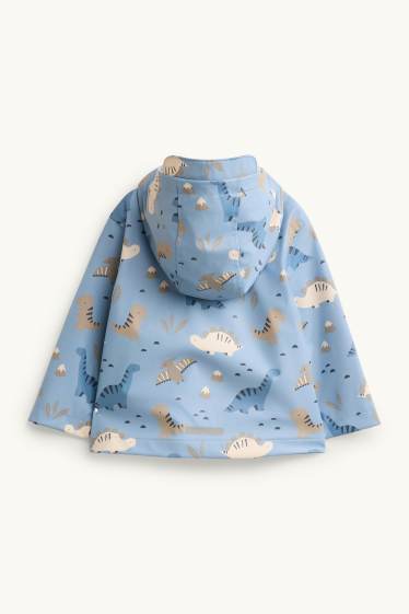 Bébés garçons - Dino - veste de pluie à capuche pour bébé - imperméable - bleu
