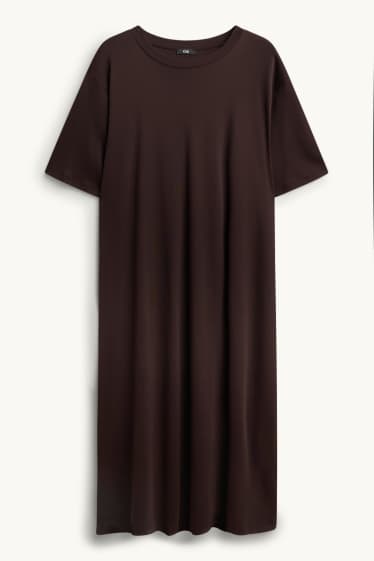 Donna - Vestito - marrone scuro