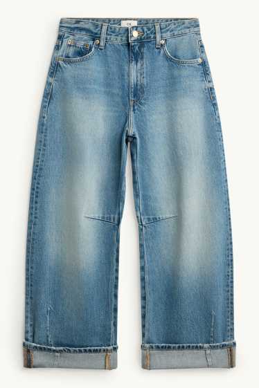 Dona - Barrel Jeans - high waist - texà blau clar