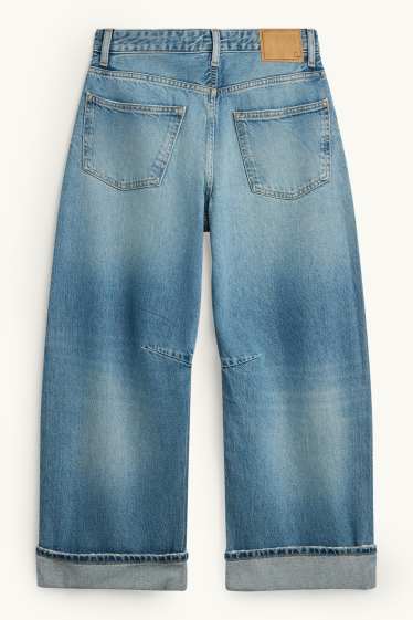 Dona - Barrel Jeans - high waist - texà blau clar