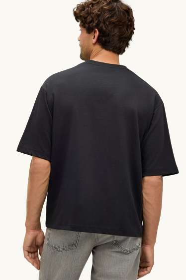 Bărbați - Tricou - relaxed fit - negru