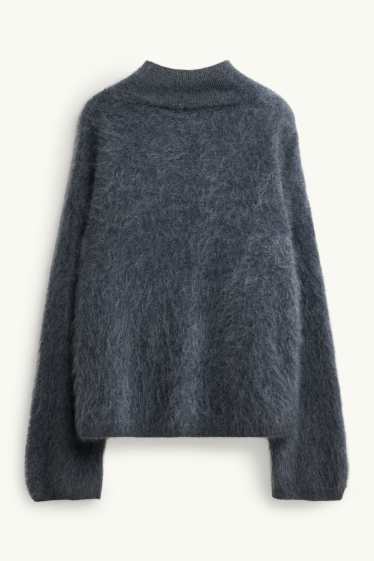 Femmes - Pull en cachemire - gris