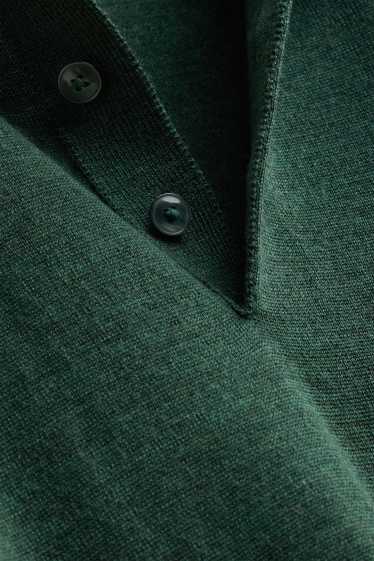 Uomo - Maglione in lana merino - verde