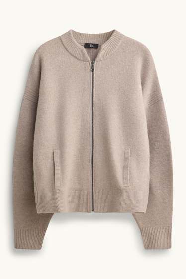 Dames - Vest - beige