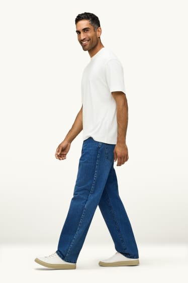 Bărbați - Relaxed jeans - denim-albastru
