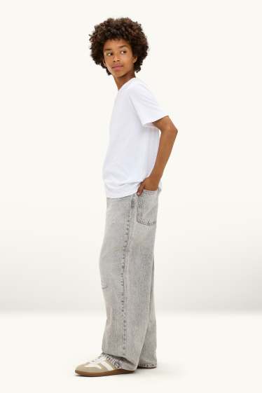 Children Boys - Baggy jeans - denim-gray